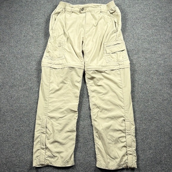 Columbia Pants - Columbia Convertible Cargo Pants Womens S Khaki Titanium Omni-Dry Zip Off Hiking